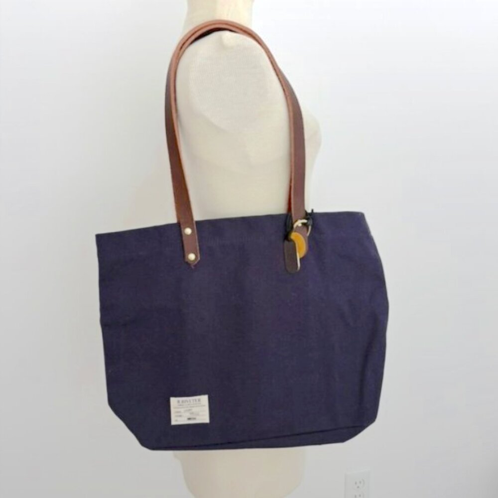 R Riveter Wilson Navy Canvas Tote